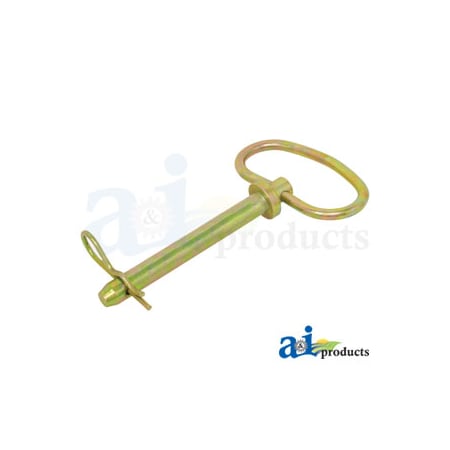 A & I Products Hitch Pin, Machined, 1/2" x 4 1/4 6" x3" x1" A-HPL101
